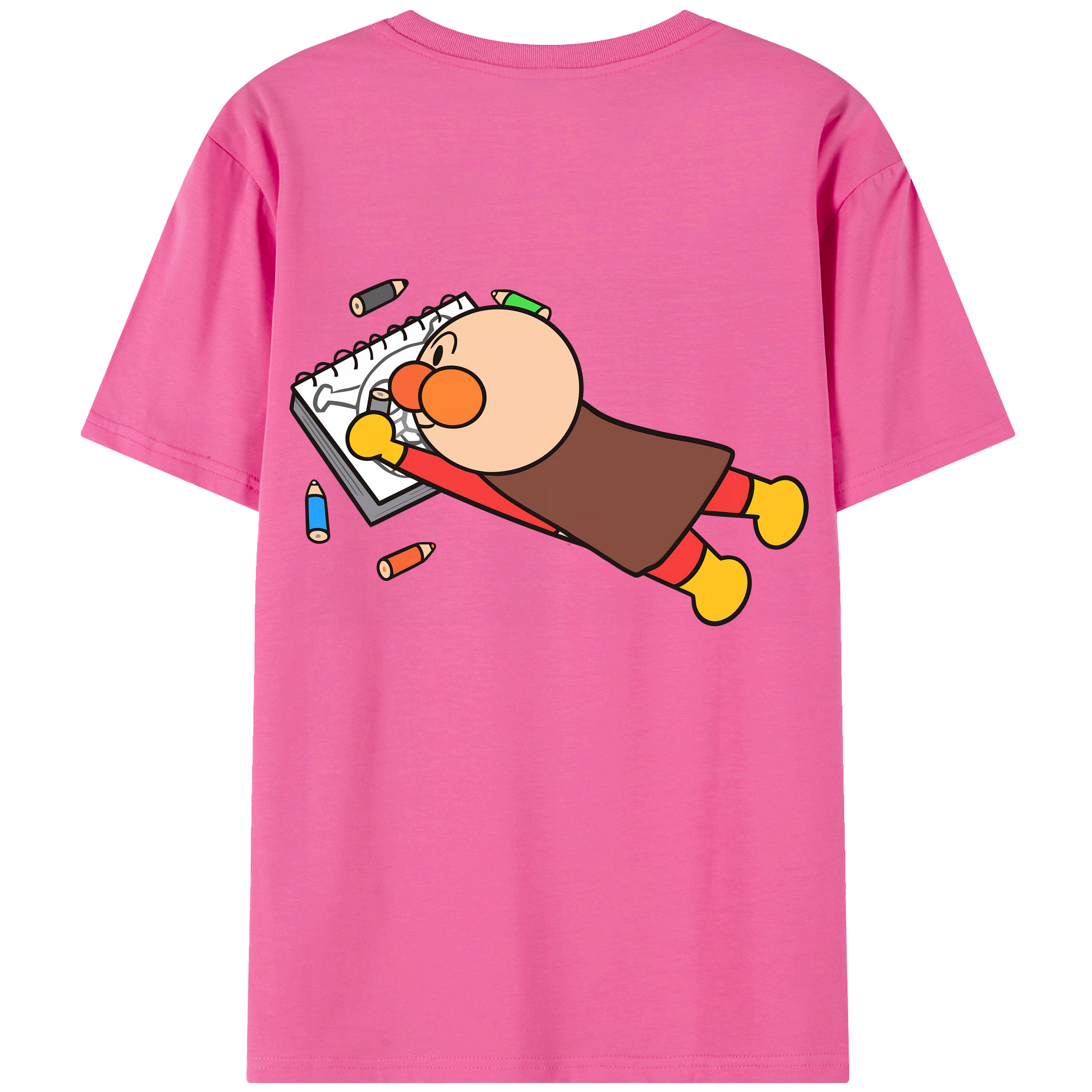 （画像用） アンパンマン Anpanman レディース半袖Tシャツ(バックプリント)